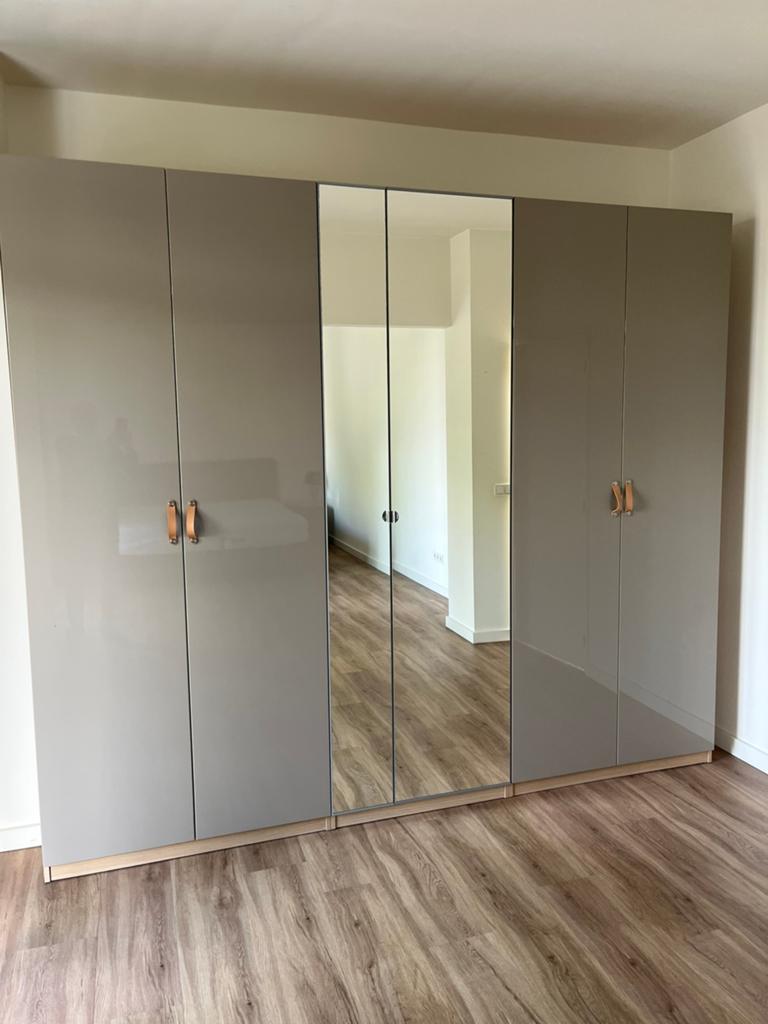 IKEA Pax kasten 275 x 236 cm kleur taupe, Huis en Inrichting, Ophalen, 200 cm of meer, Zo goed als nieuw, 200 cm of meer