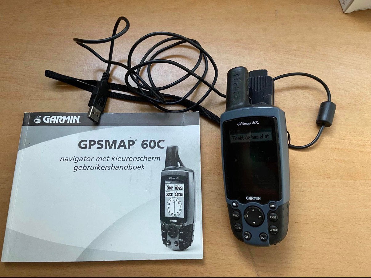 Garmin GPSMap 60 C, Ophalen, Gebruikt
