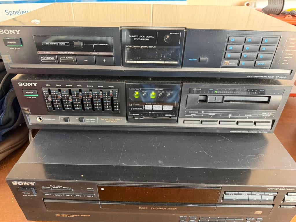 Sony TA-AX330 amplifier, Ophalen of Verzenden, Gebruikt, Sony