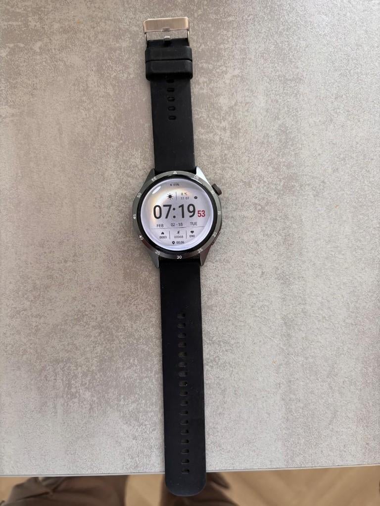 smartwatch, Gebruikt, Zwart, Hoogte, Ophalen of Verzenden