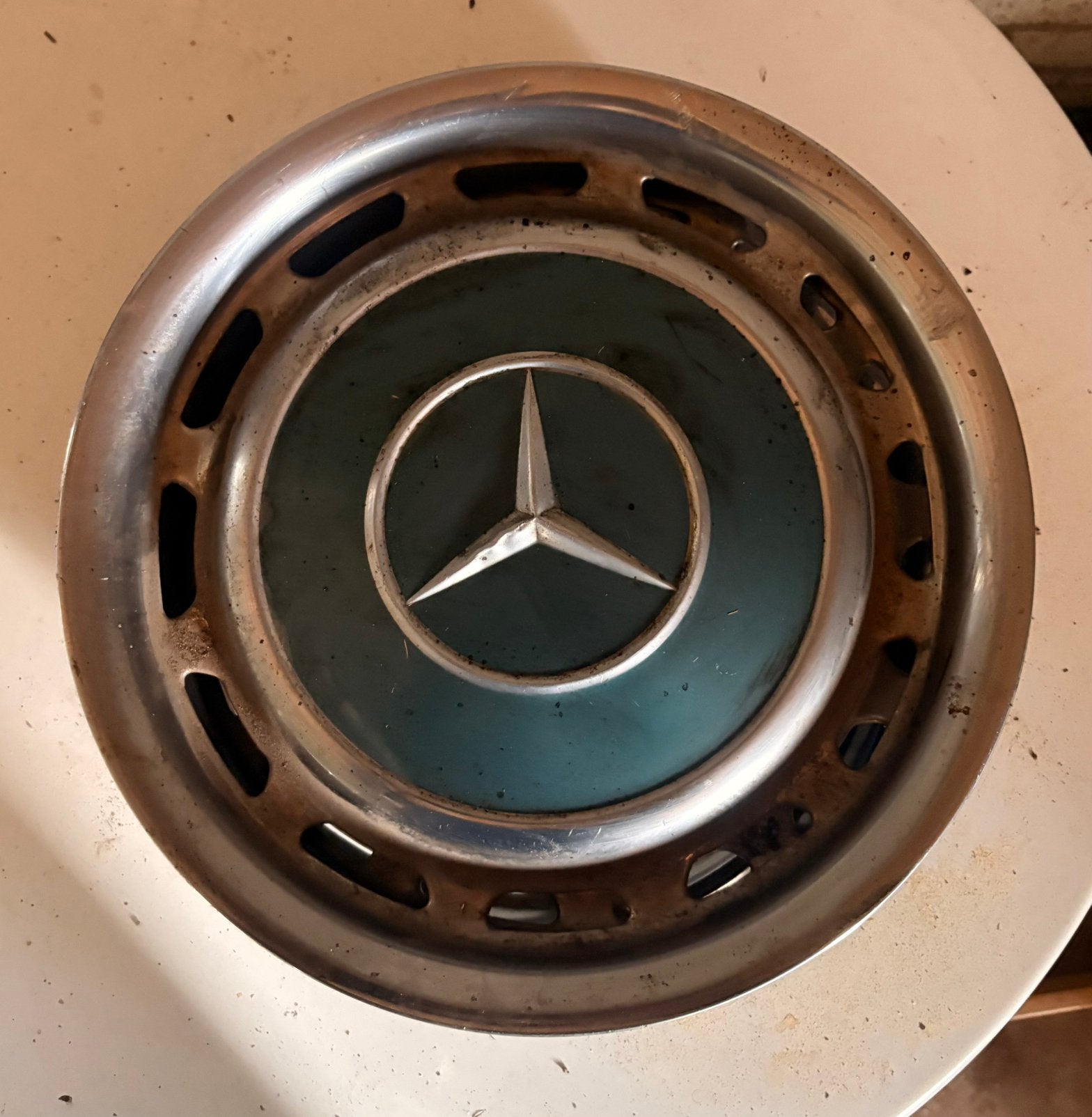 Mercedes wieldoppen jaren 60/70, Ophalen of Verzenden, Gebruikt