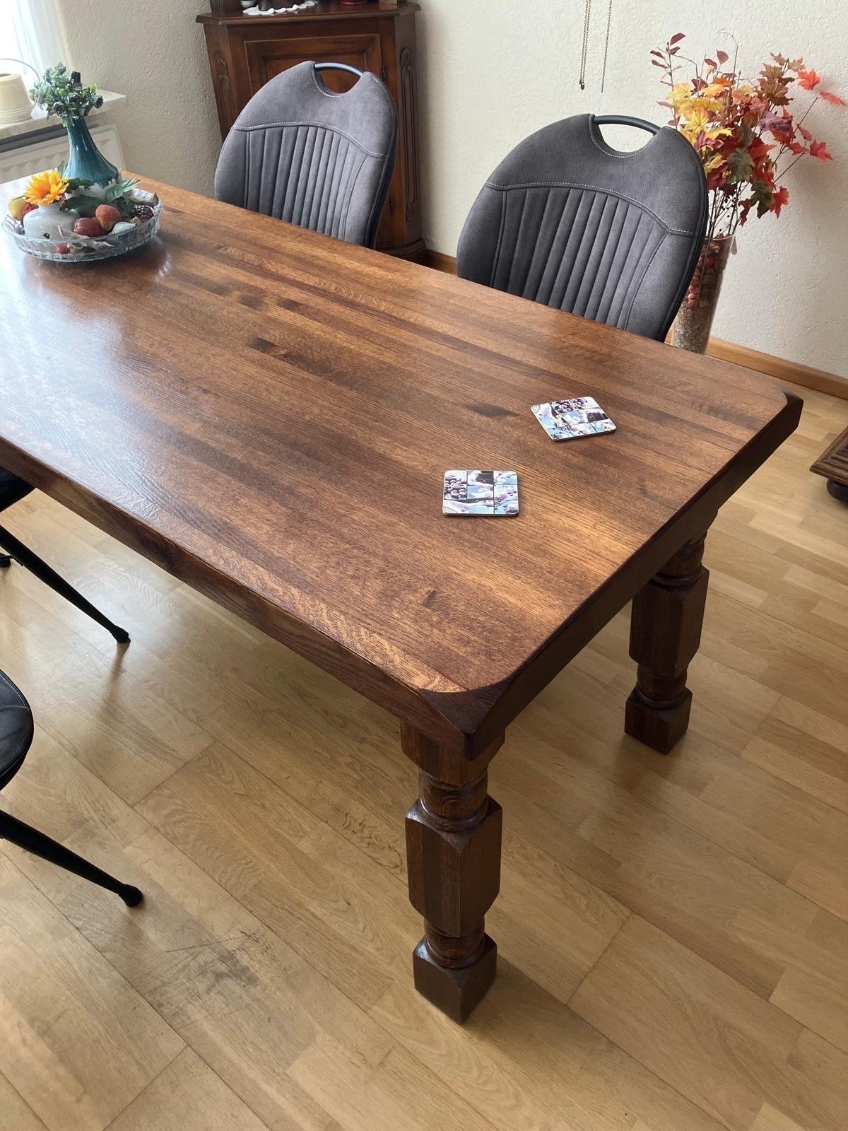 Robuuste eettafel 180x80 cm - Demonteerbaar, Huis en Inrichting, Ophalen, Gebruikt, 50 tot 100 cm, 150 tot 200 cm