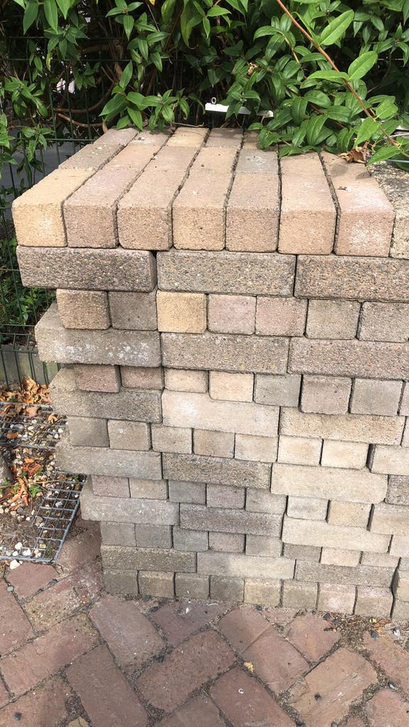 Ruim 10m2 gebruikte stenen, Tuin en Terras, Tegels en Klinkers, Ophalen, Gebruikt, 10 m² of meer, Beton