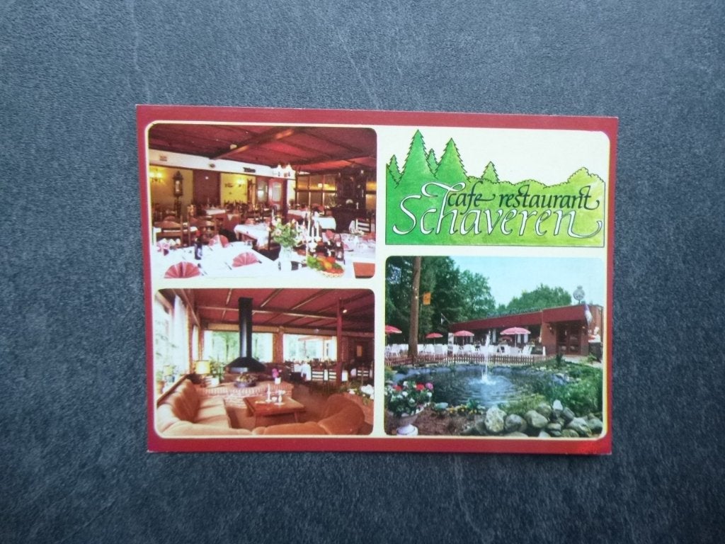Emst, cafe restaurant Schaveren/interieur 1988, Verzenden, 1980 tot heden, Ongelopen, Noord-Brabant