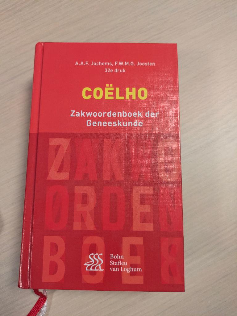 zakwoordenboek der Geneeskunde COëLHO, Ophalen, Overige wetenschappen, Nieuw, Diverse auteurs
