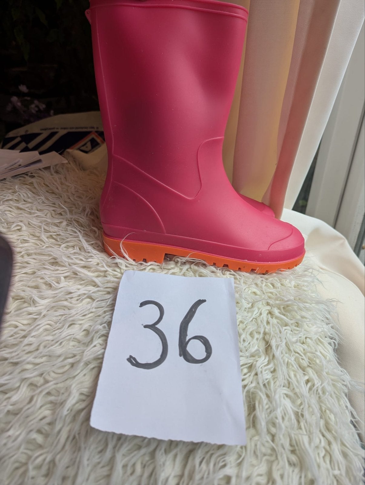 Roze HEMA regenlaarzen maat 36, Meisje, Ophalen of Verzenden, Laarzen, Zo goed als nieuw