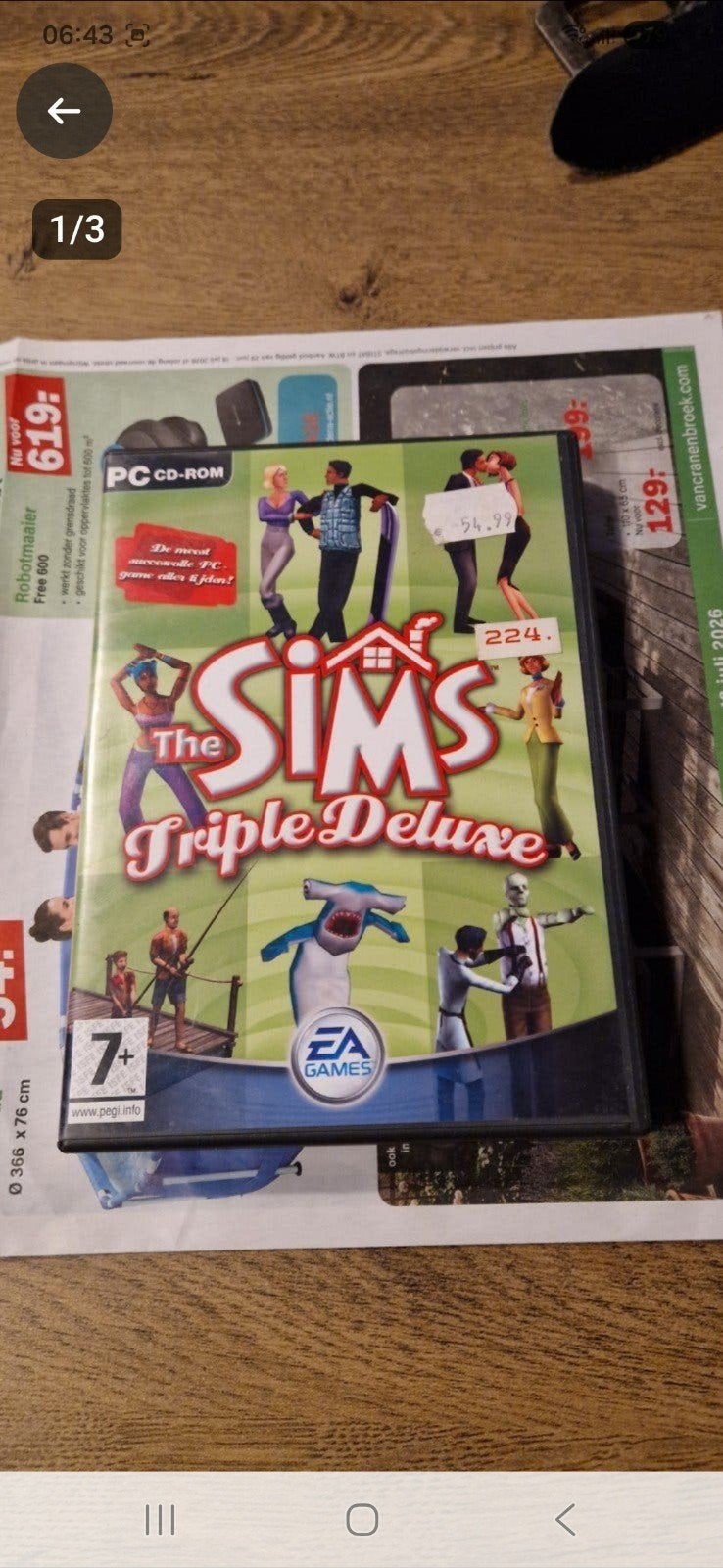De Sims Triple Deluxe PC CD-ROM - Klassieke Sims-ervaring, Spelcomputers en Games, Games | Pc, Gebruikt, 1 speler, Ophalen of Verzenden