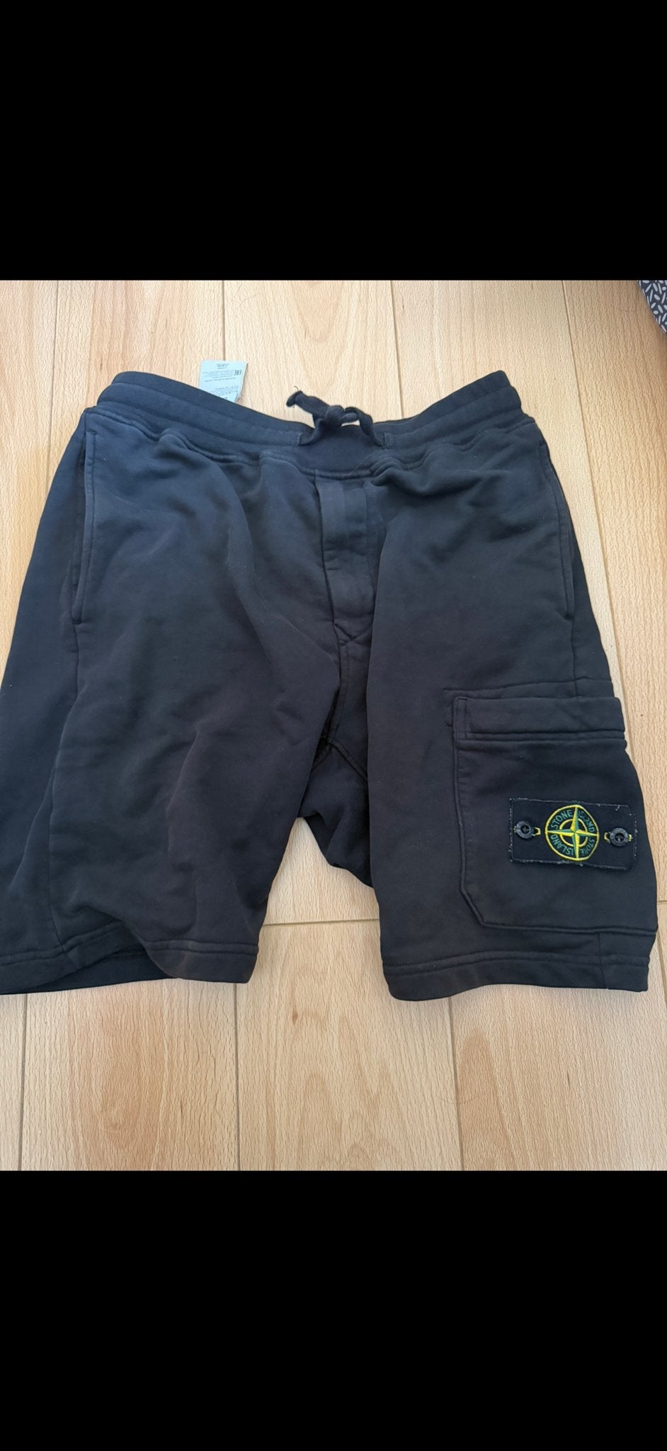 Stone Island Korte Broek - Zwart, Ophalen of Verzenden, Gedragen, Overige maten, Zwart