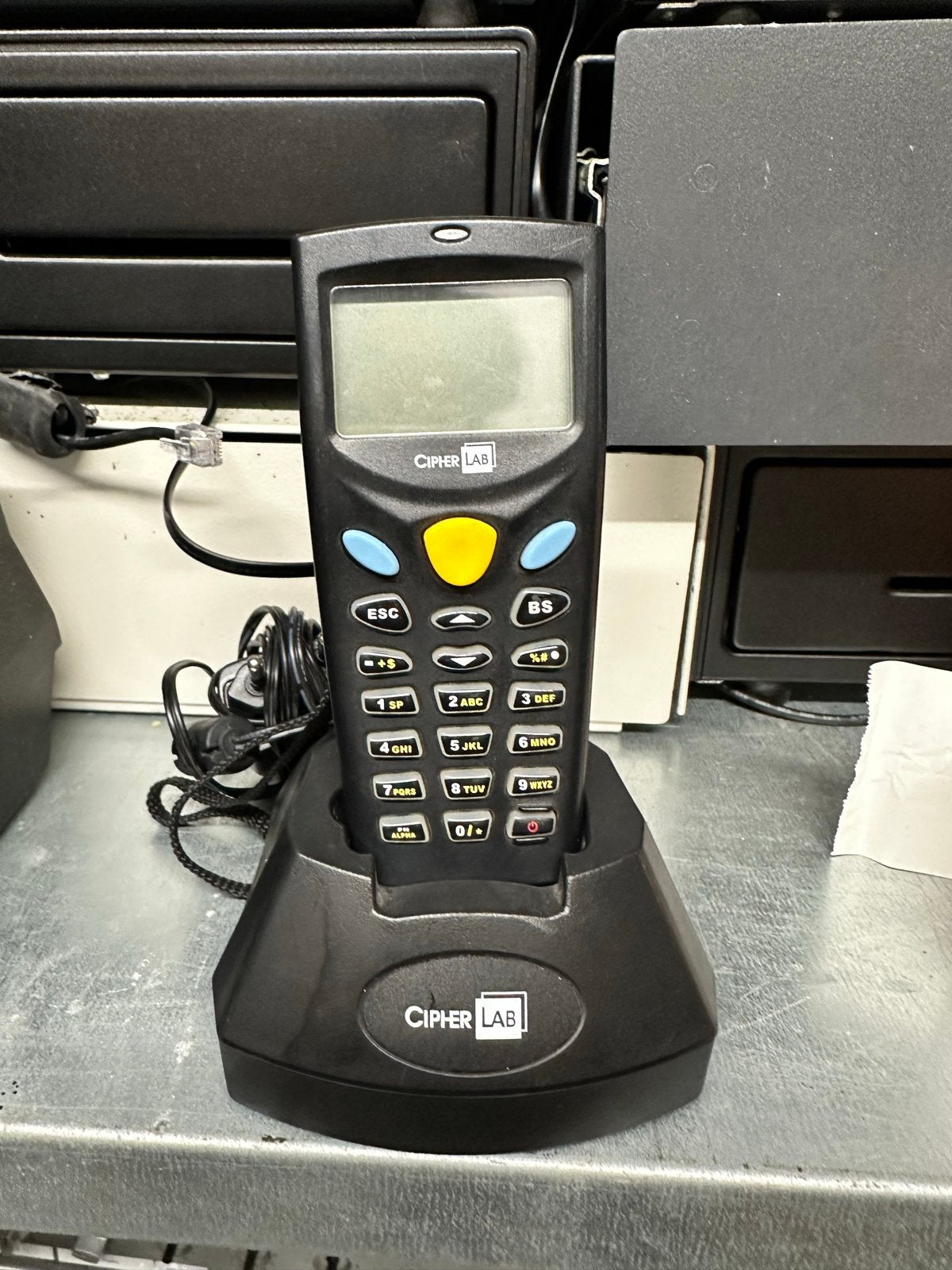 CipherLab 8000 Cradle Barcodescanner met Dockingstation, Computers en Software, Scanners, Ophalen of Verzenden, Gebruikt