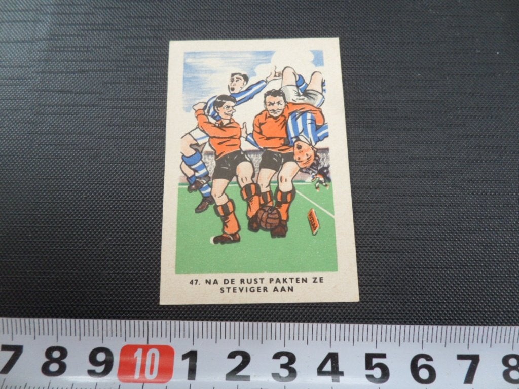 sticker plaatje strip voetbal spreekwoord RIZLA #47, Verzamelen, Ophalen of Verzenden, Zo goed als nieuw