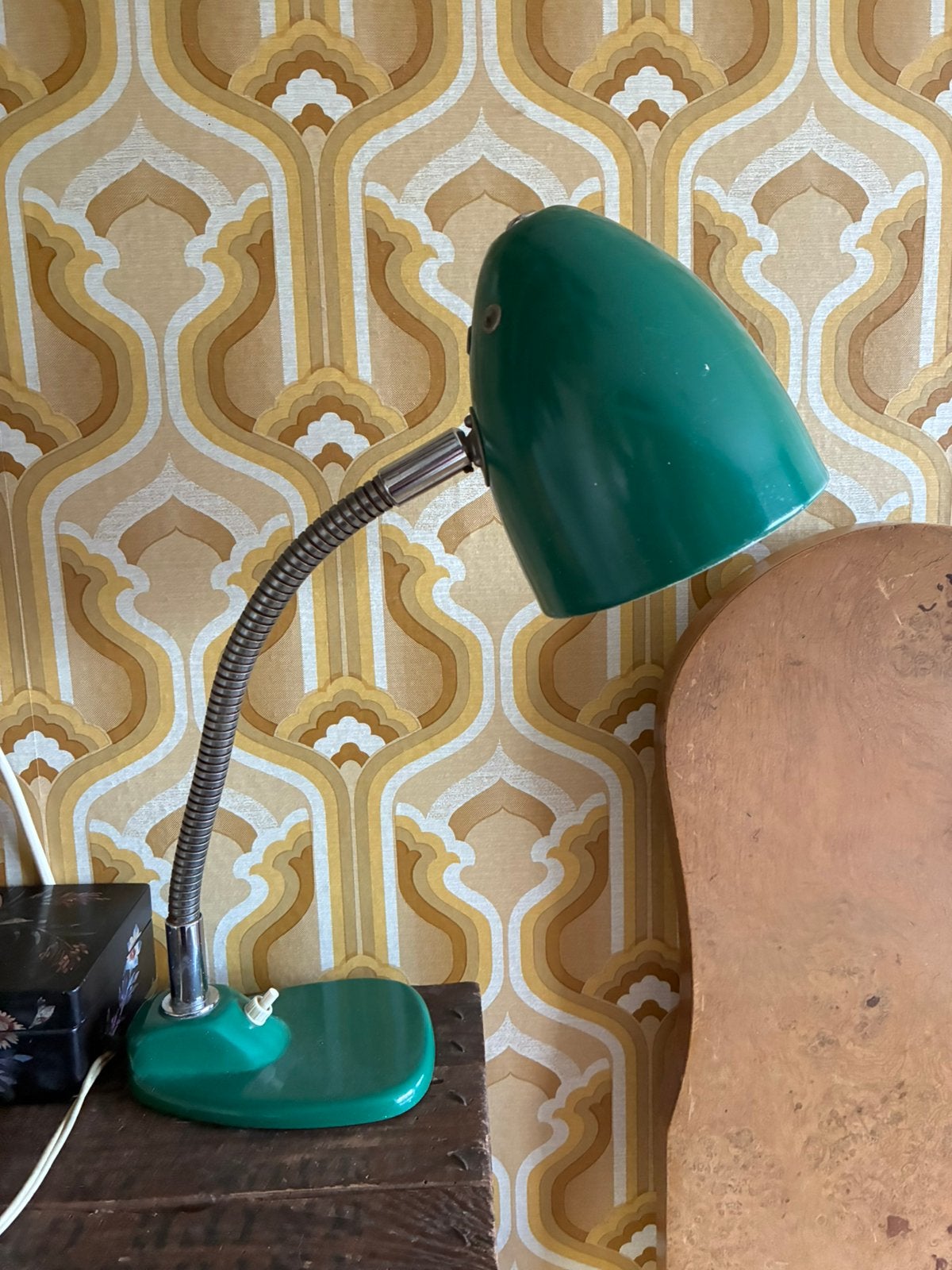 Vintage leeslamp lamp bureaulamp, Antiek en Kunst, Ophalen of Verzenden