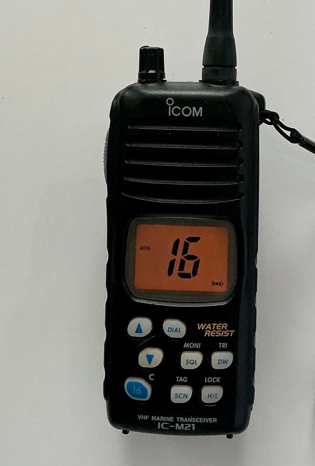 Icom IC-M21 VHF handheld marifoon, Ophalen of Verzenden, Zo goed als nieuw, Communicatie