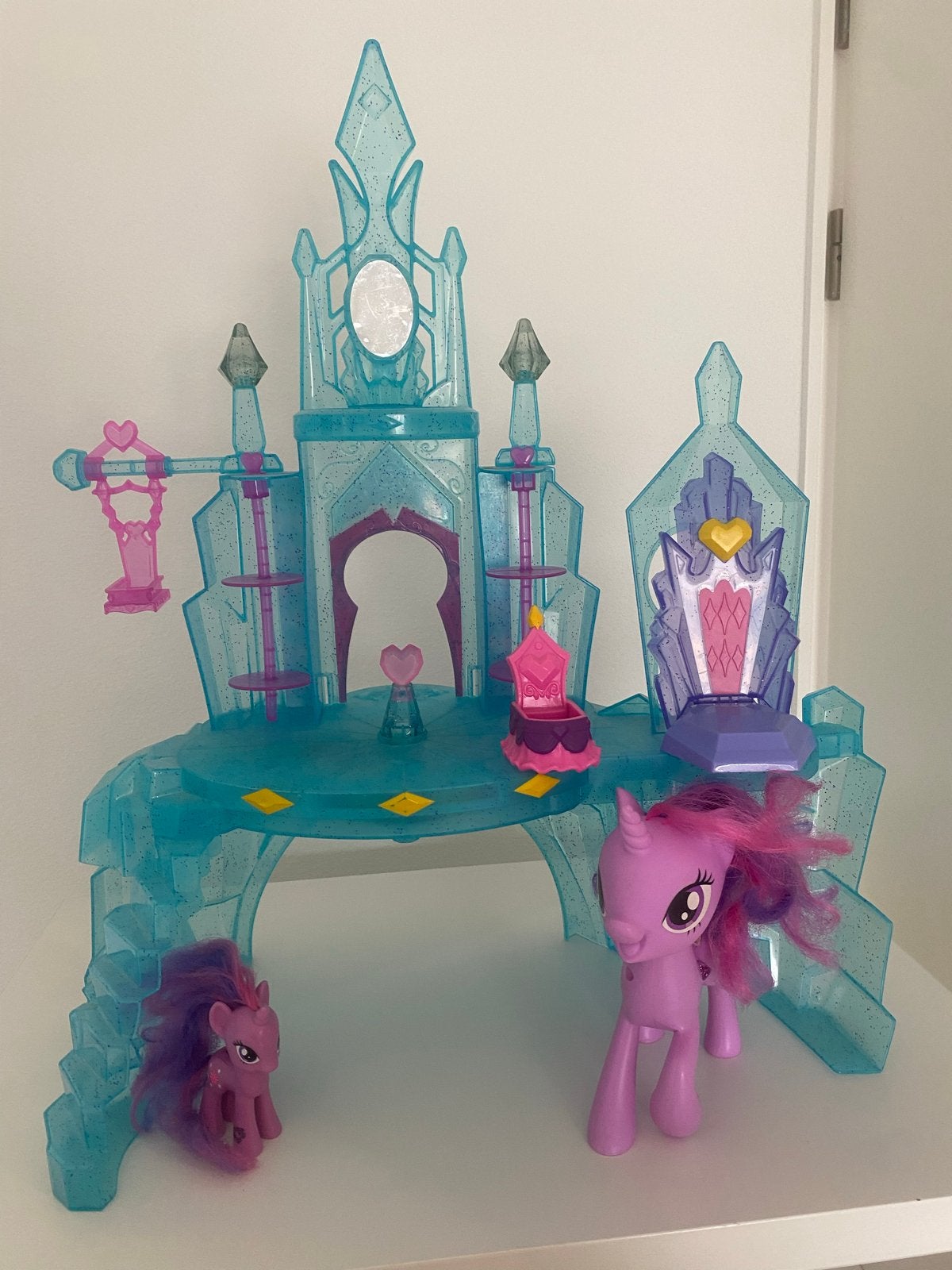 My Little Pony Kristallen Kasteel met Licht, Ophalen of Verzenden, Zo goed als nieuw, Meisje