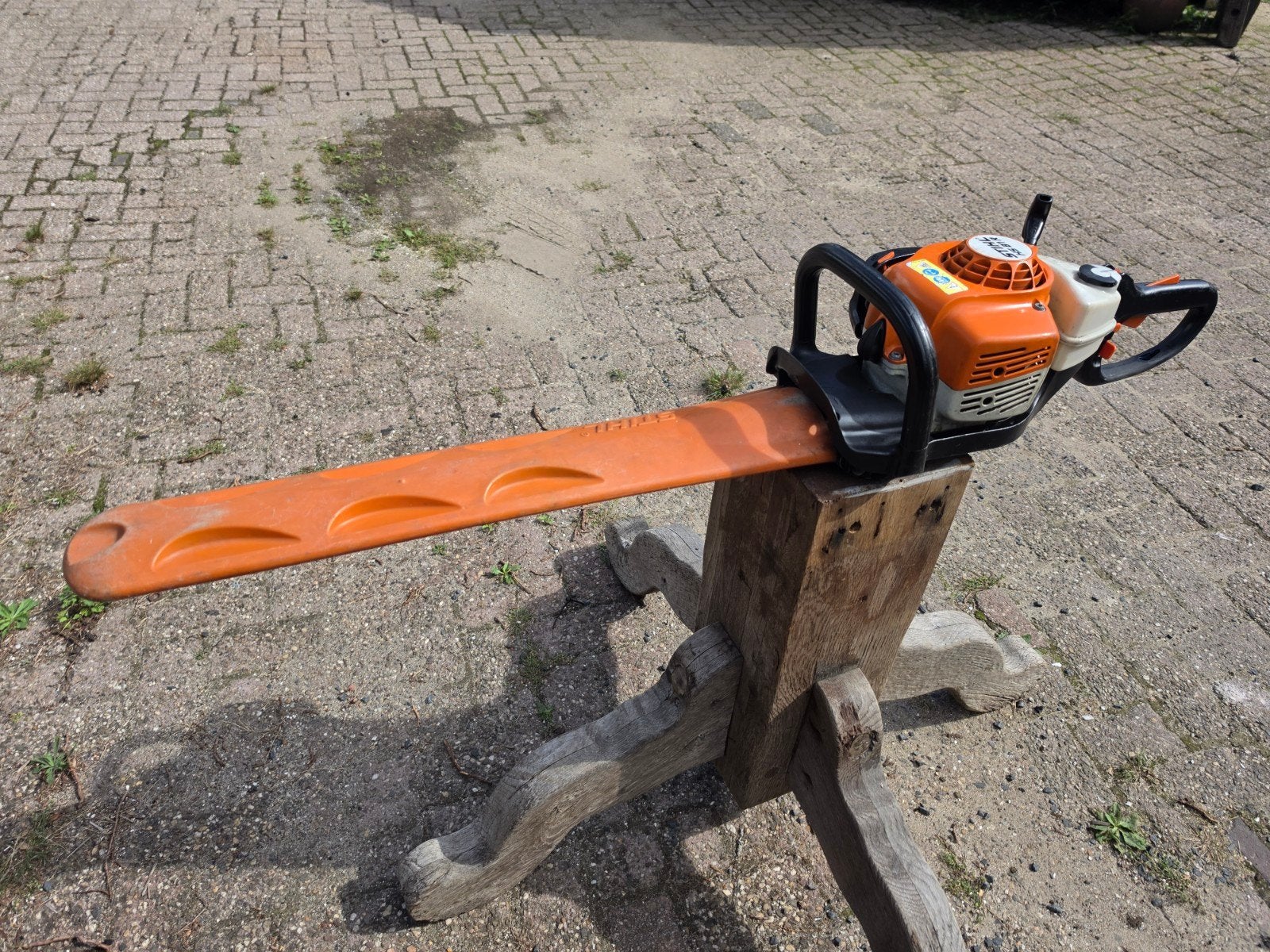 Stihl HS 81 R Heggenschaar 65 cm - Goed Lopend en scherp, Tuin en Terras, Heggenscharen, Ophalen of Verzenden, Benzine