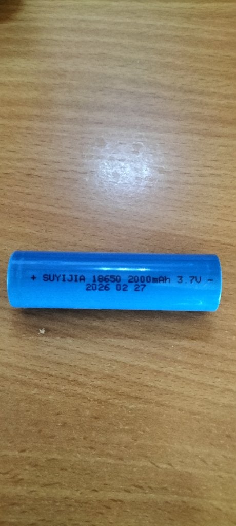 Suyijia 18650 Oplaadbare Cel - 2000mAh 3.7V, Ophalen of Verzenden, Zo goed als nieuw
