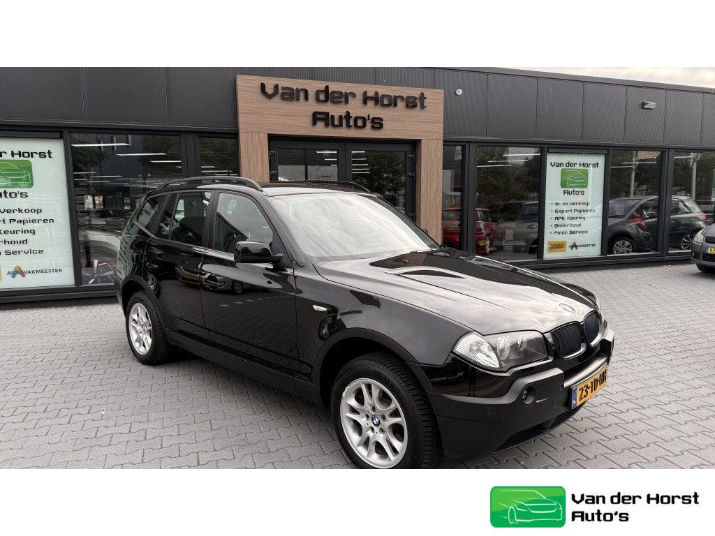 BMW X3 2.0i Executive (bj 2006), Auto's, BMW, Parkeersensor, 4 cilinders, 150 pk, Zwart