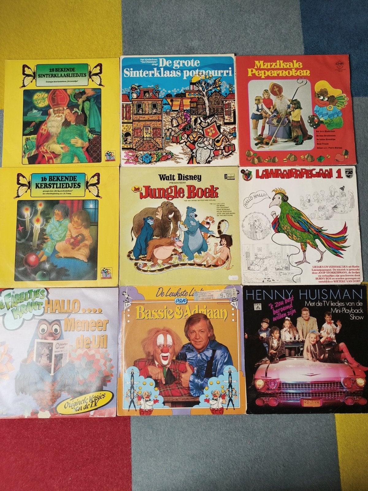 LP Sinterklaas, Kerst, Disney, Bassie & Adriaan lp, Cd's en Dvd's, 6 tot 9 jaar, Ophalen of Verzenden, 12 inch, Muziek