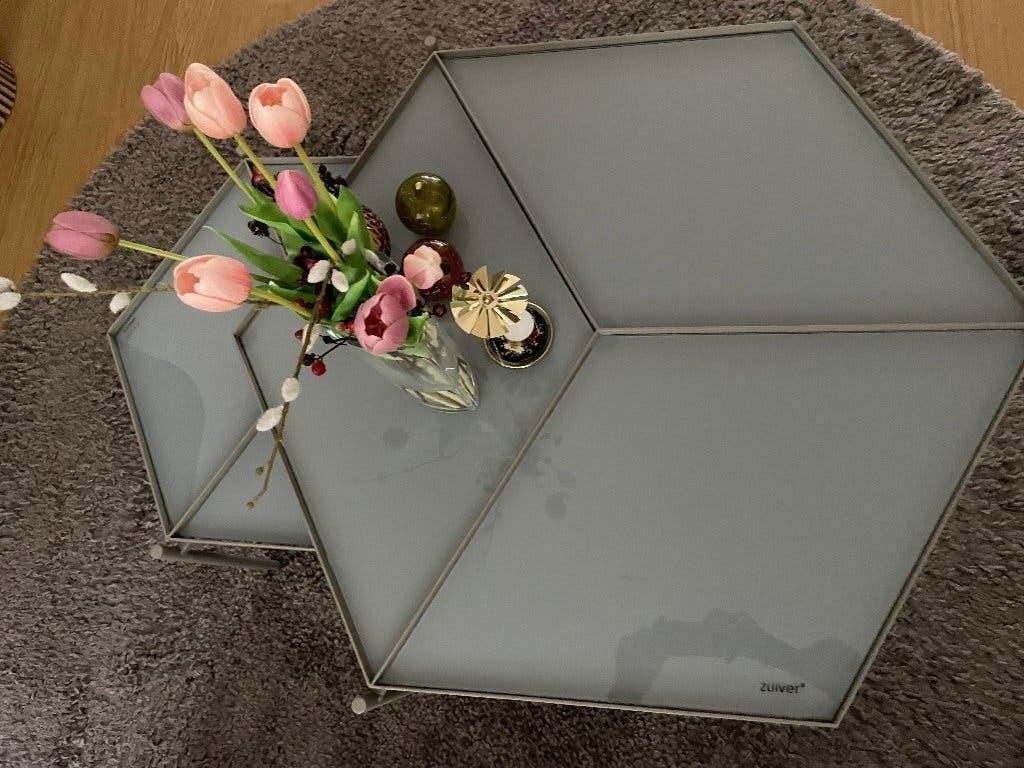Zuiver 2 Salontafels, Ophalen, 50 tot 100 cm, 50 tot 100 cm, Zo goed als nieuw