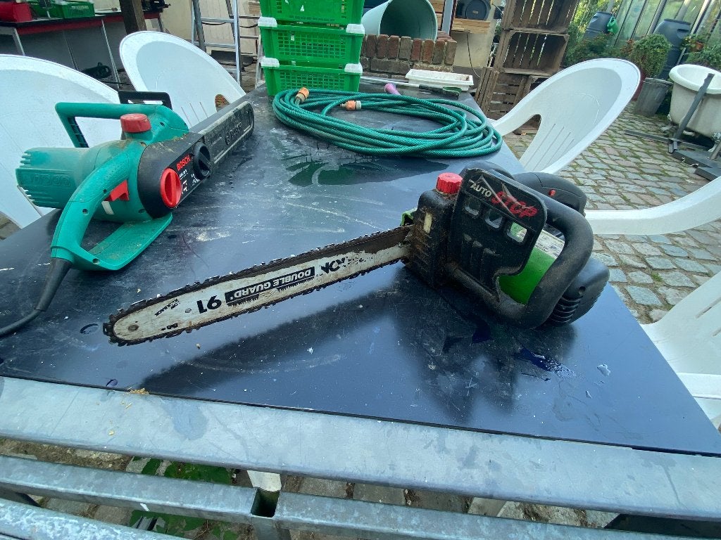 elektrische kettingzaag, Doe-het-zelf en Verbouw, Gebruikt, Kettingzaag, Ophalen of Verzenden, 30 tot 70 mm