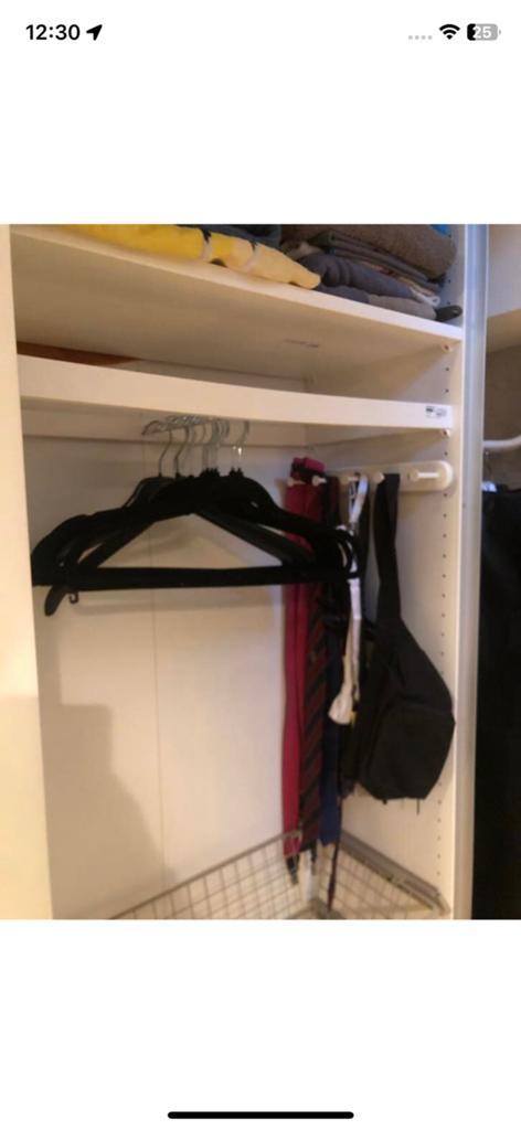 Ikea pax complement kledingroede en multihanger, Ophalen, Rechthoekig, Minder dan 50 cm