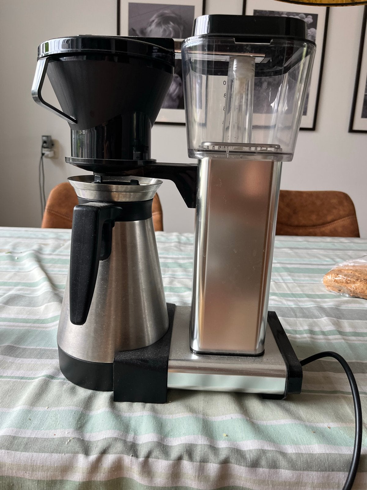 Moccamaster Koffiezetapparaat met Thermoskan, Ophalen, Gebruikt, 10 kopjes of meer, Koffiemachine