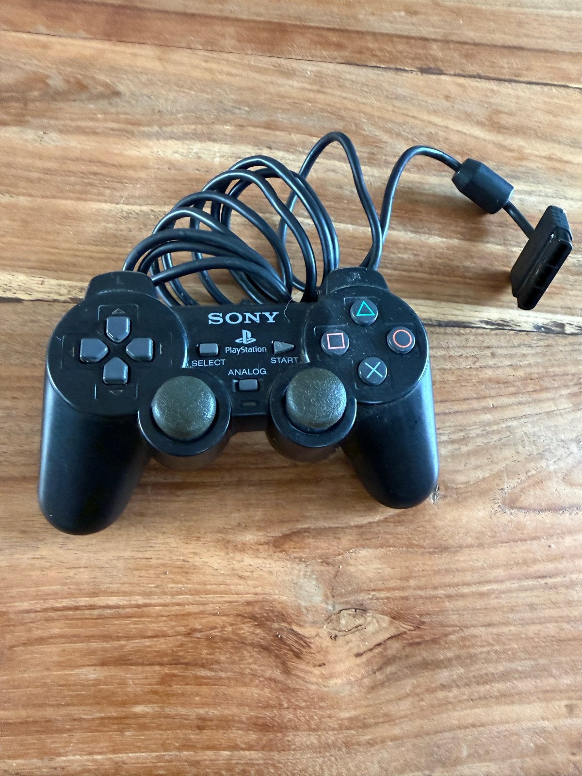Sony PlayStation 2 DualShock 2 Controller Zwart, Ophalen of Verzenden, Gebruikt, Controller, PlayStation 2
