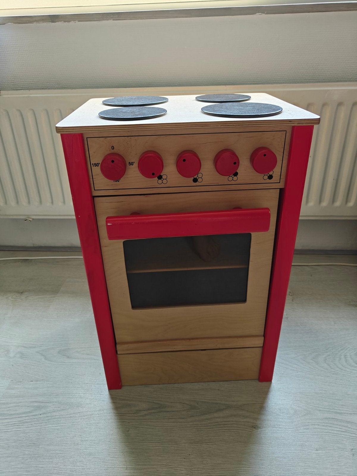 Houten speelgoedfornuis met oven en kookplaten, Ophalen, Jongen of Meisje