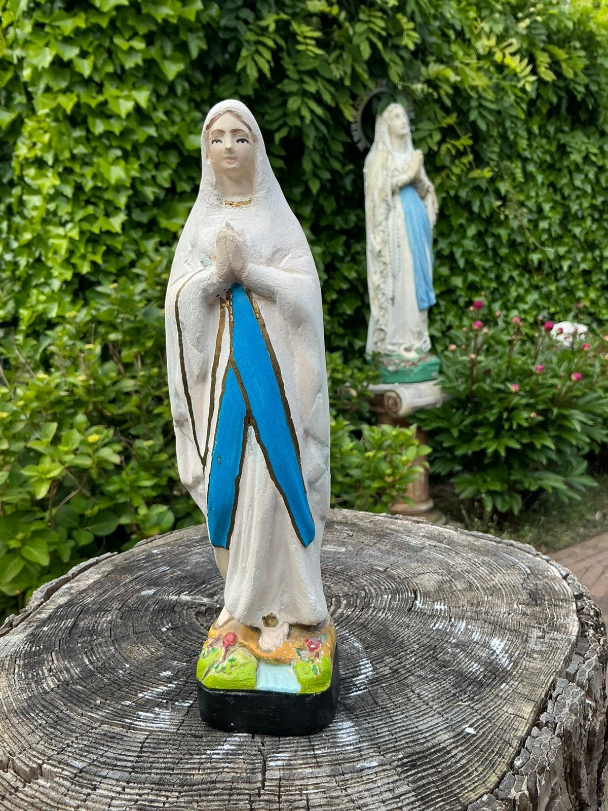 Antiek Mariabeeld ❤️ Maria van Lourdes, Antiek en Kunst, Ophalen of Verzenden