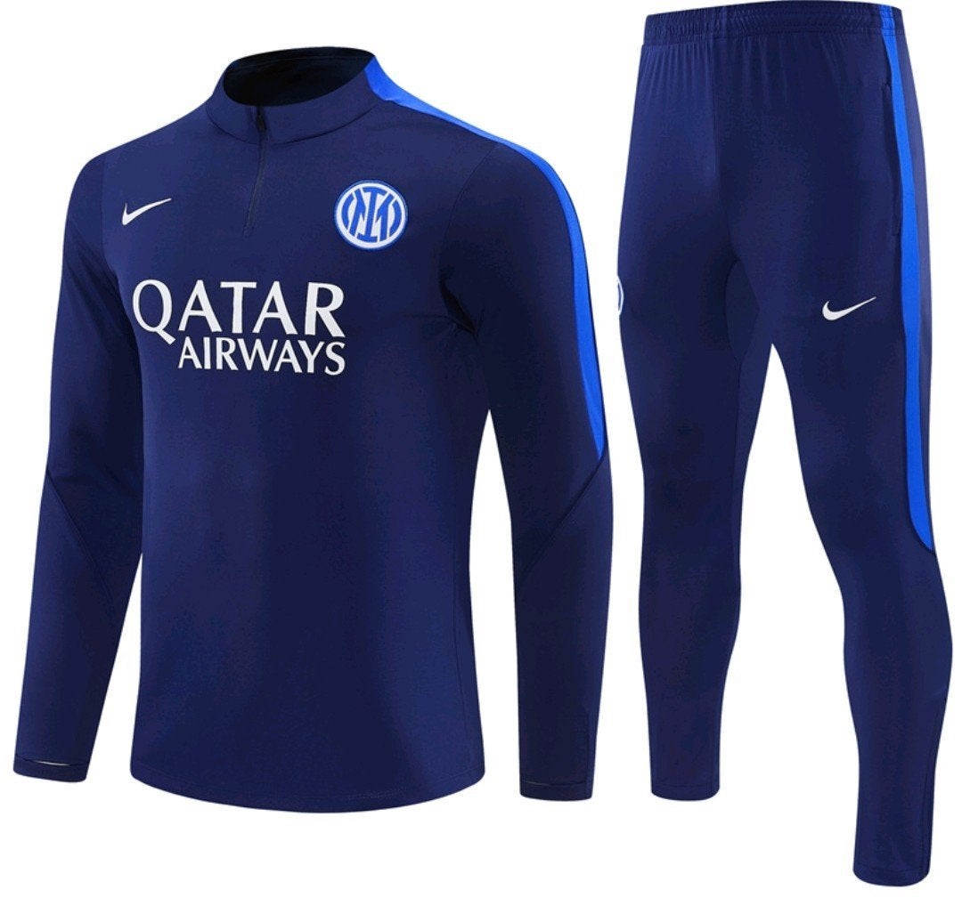Inter Milan Trainingspak - Navy Blauw (Alle Maten), Blauw, Overige typen, Nike, Nieuw
