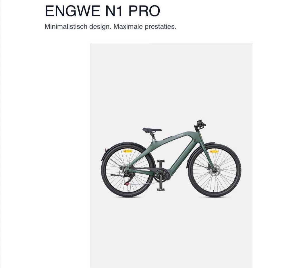 Engwe n1 Pro zwart nieuw!, Fietsen en Brommers, 59 cm of meer, Ophalen of Verzenden, Nieuw, Overige merken