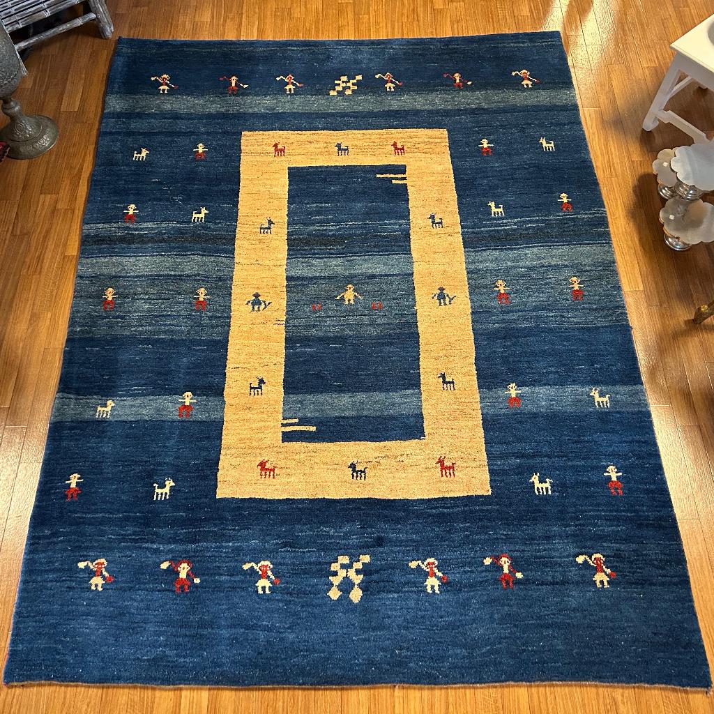 Trendy origineel Gabbeh tapijt - 288 x 215 cm – Vloerkleed, TTM Wonen, Meubels – (Perzische) Tapijten en Woonaccessoires, Taag 63, 2491 CS, Den Haag (Forepark)