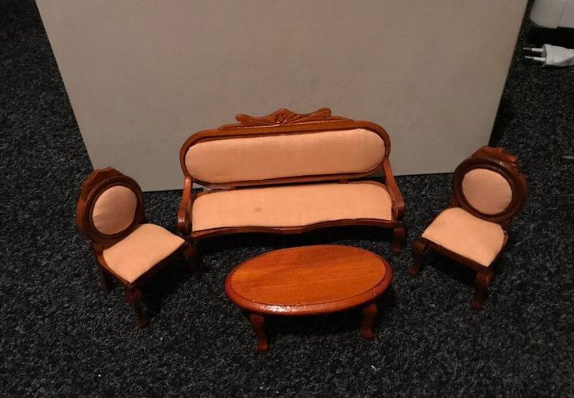 Vintage Poppenhuis Meubels Set, Ophalen of Verzenden, Zo goed als nieuw, Poppenhuis
