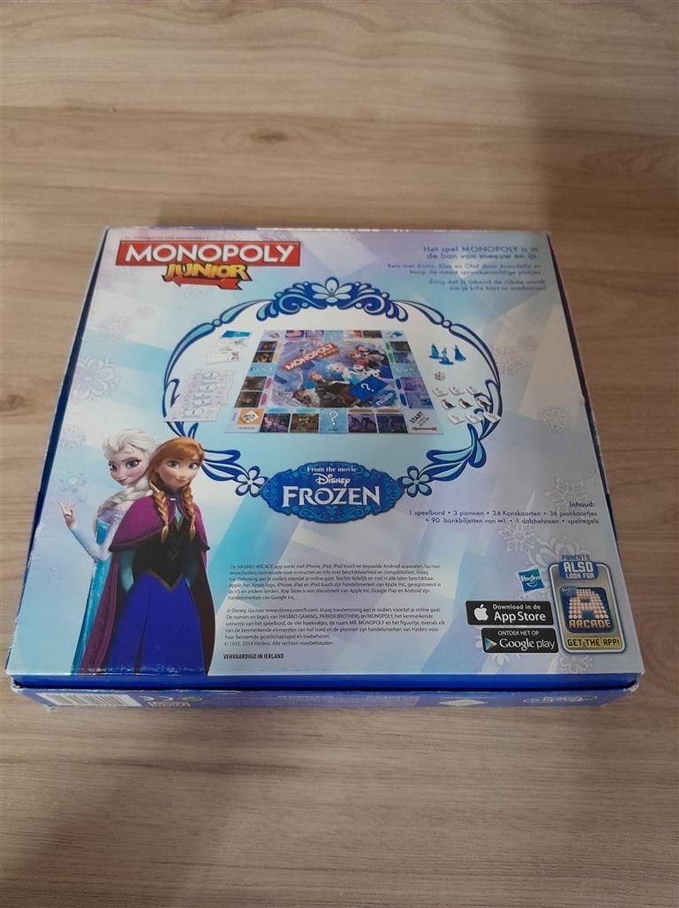 Monopoly junior disney frozen - s3542, Verzenden, Zo goed als nieuw