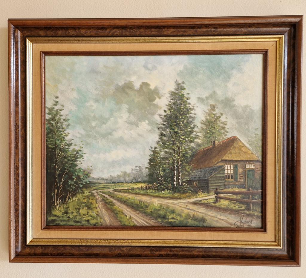 C. Verbeek landschapsschilderij., Ophalen