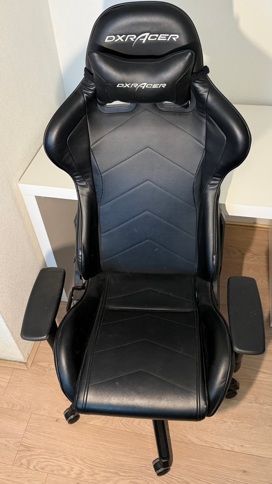 DXRacer gaming chair, Ophalen, Gaming bureaustoel, Gebruikt, Zwart