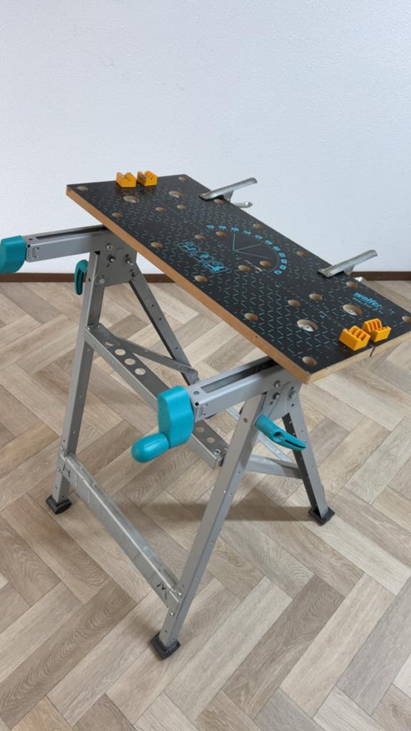 Wolfcraft Master 200 Werkbank - Inklapbaar & Compact, Doe-het-zelf en Verbouw, Werkbanken, Ophalen, Zo goed als nieuw, Minder dan 70 cm