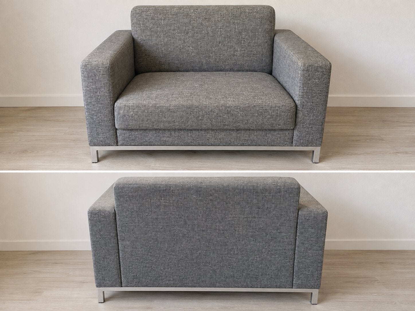 Design by Montèl fauteuil - Vlekken, maar reinigbaar, Ophalen, Gebruikt, 75 tot 100 cm, 100 tot 125 cm