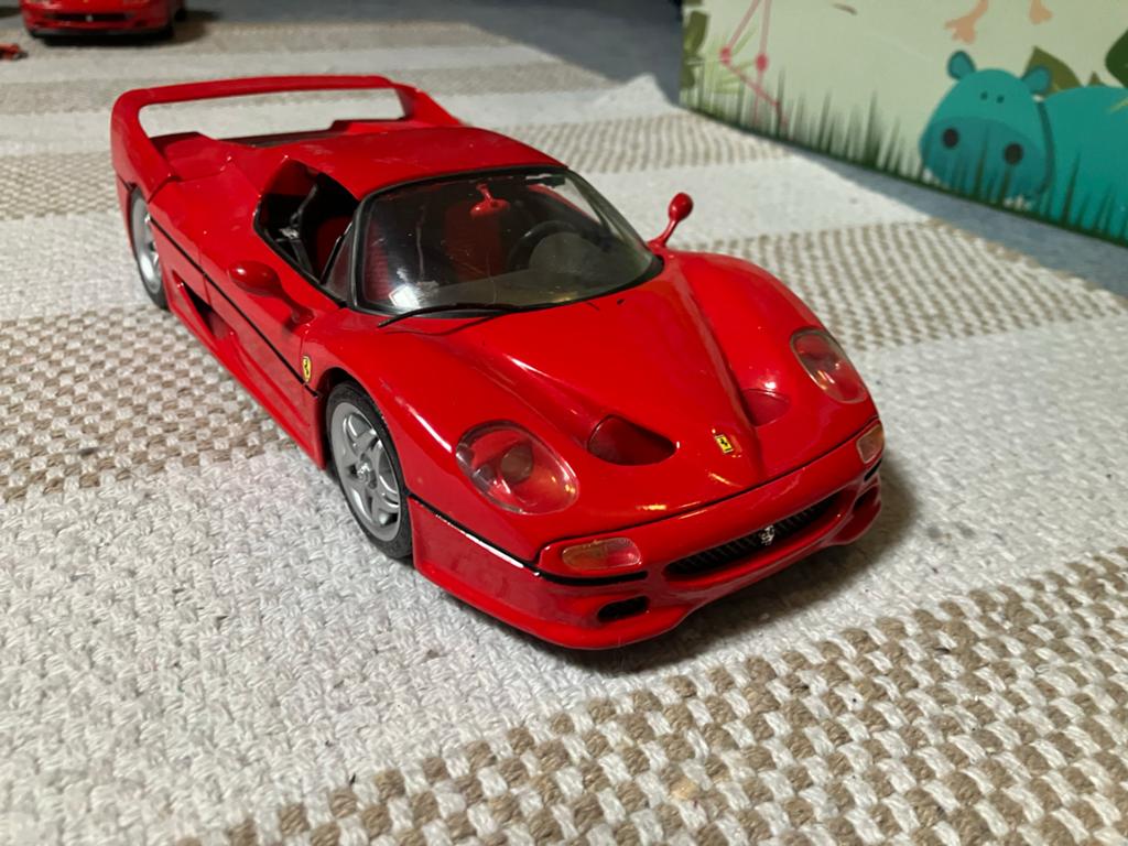 Ferrari F50 Schaalmodel - Rood, Gedetailleerd, Ophalen, Zo goed als nieuw, Auto, Overige merken