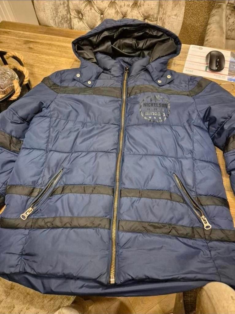 Nickelson jas mt xl kleur blauw, Kleding | Heren, Ophalen of Verzenden, Zo goed als nieuw, Maat 56/58 (XL), Blauw
