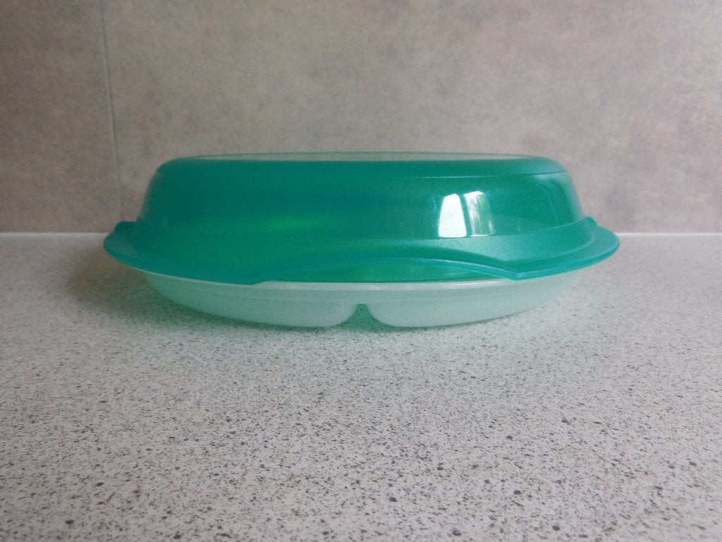 Tupperware Magnetronbord  26 cm. Groen, Ophalen of Verzenden, Zo goed als nieuw, Groen, Overige typen