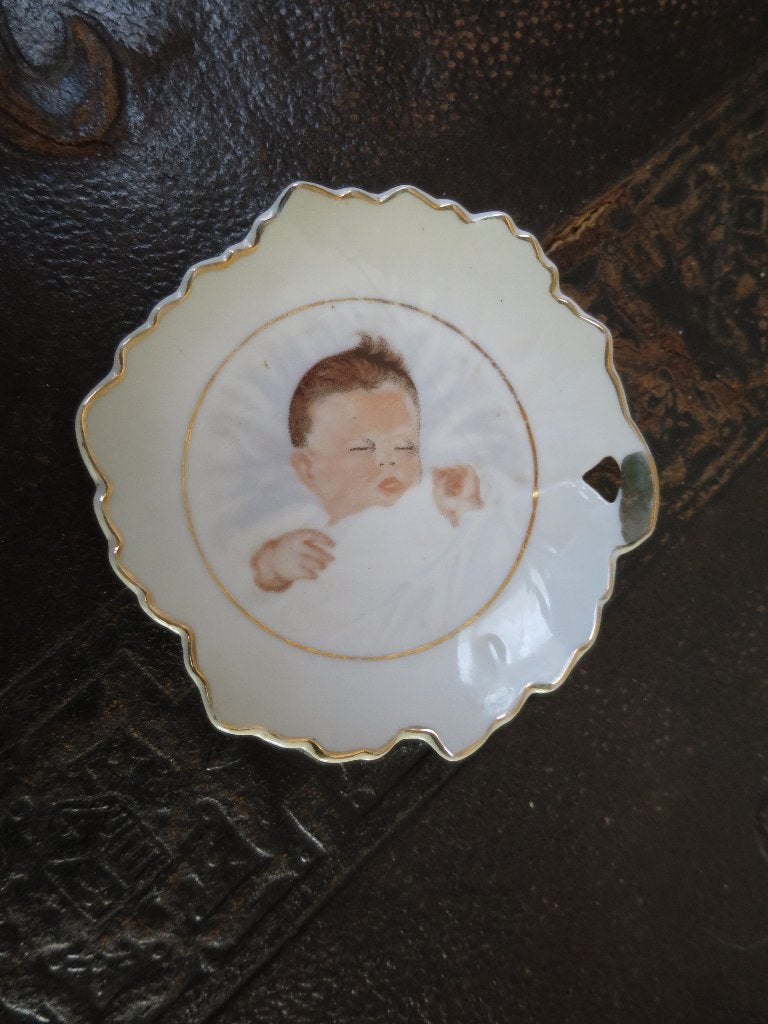 prachtig porselein wandbordje 10 cm, Ophalen of Verzenden