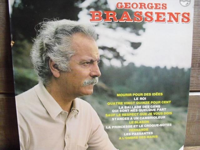 Georges Brassens LP, Complilatie, Ophalen of Verzenden, Gebruikt, 12 inch