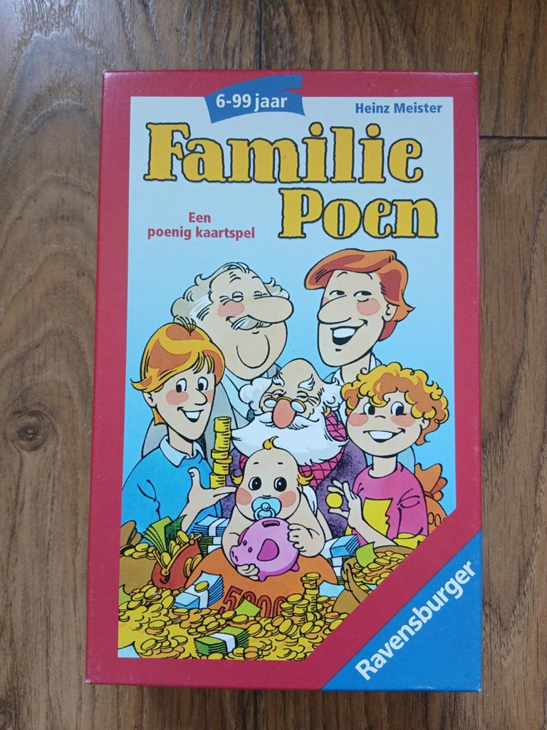 Familie Poen Ravensburger, Hobby en Vrije tijd, Gezelschapsspellen | Kaartspellen, Een of twee spelers, Ophalen of Verzenden, Gebruikt