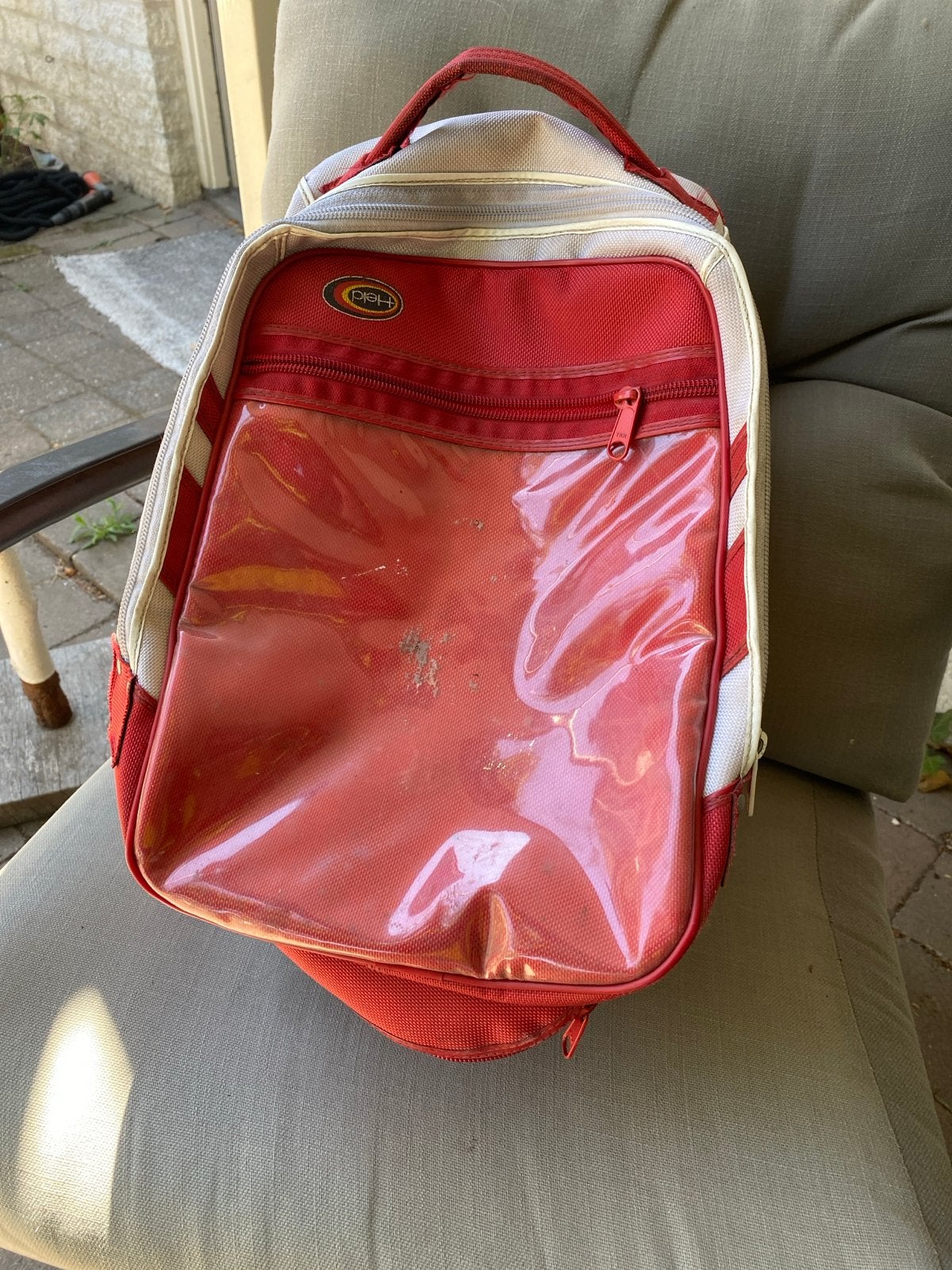 Held Exklusiv rugzak - Rood/Grijs, Overige merken, Gebruikt, Minder dan 30 cm, Ophalen of Verzenden