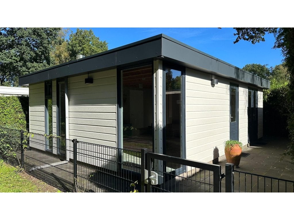 Chalet (8x6m.) te koop in Wateren, Drenthe / Friesland!R#52R, Caravans en Kamperen, Tot en met 5