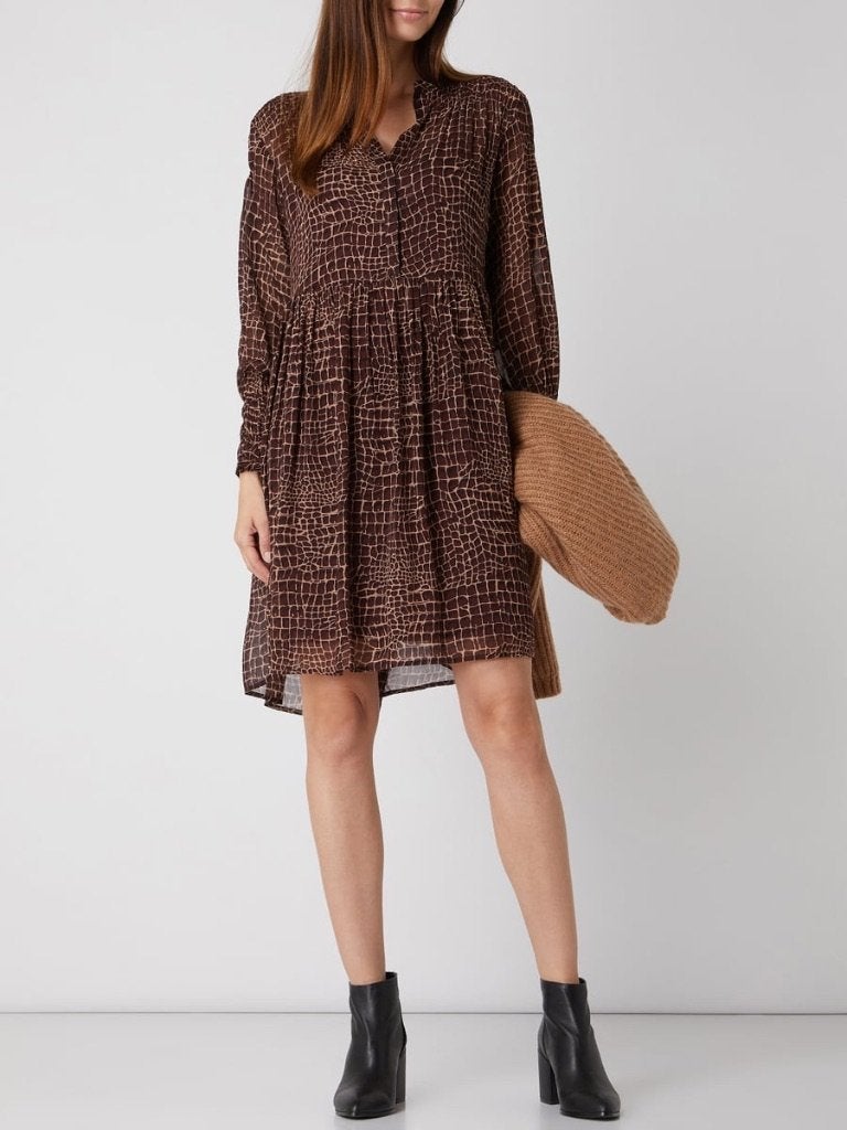 Levete prachtige ruim vallend Burgundy jurk XS nieuw, Overige kleuren, Nieuw, Ophalen of Verzenden, Knielengte