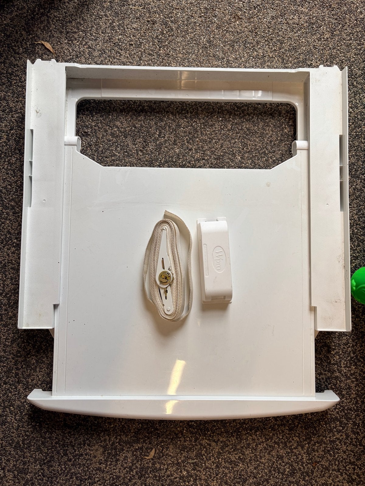 WPRO 484000008436 Tussenstuk met werkblad voor wasmachine, Witgoed en Apparatuur, Ophalen of Verzenden, Gebruikt