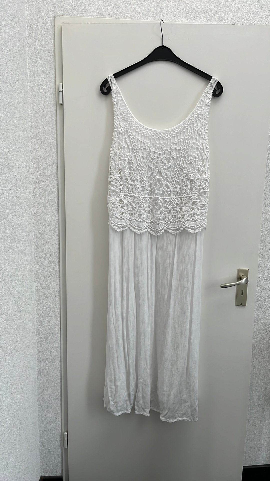 Jurk, Kleding | Dames, Jurken, Wit, Maat 46/48 (XL) of groter, Ophalen of Verzenden, Zo goed als nieuw