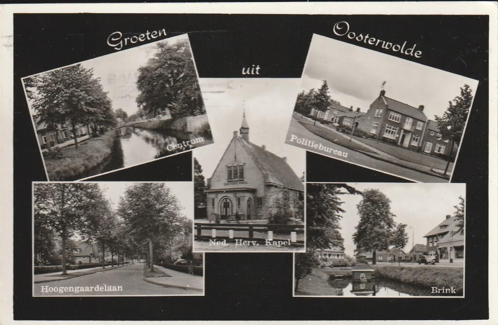 Oosterwolde, Ophalen of Verzenden, 1940 tot 1960, Gelopen, Friesland