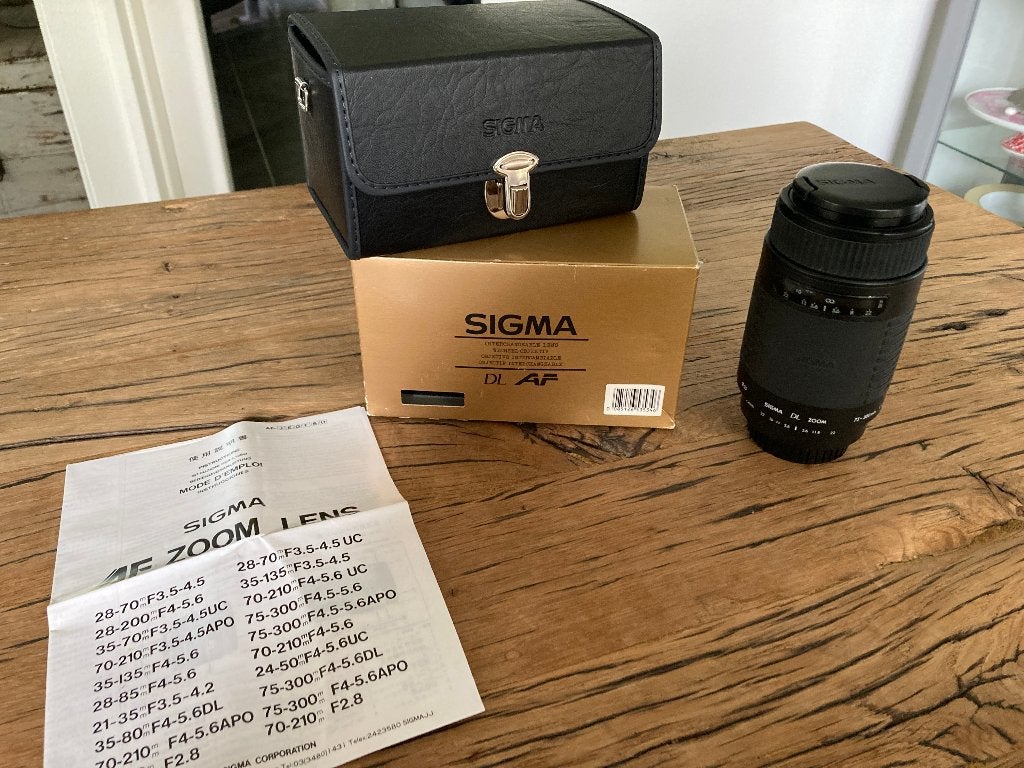 Sigma DL AF Zoom Lens, Ophalen, Gebruikt, Sigma, Telelens